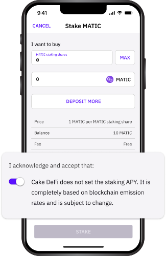 Earn Up To 5% APY On Cake DeFi's Newly Introduced Polygon (MATIC)